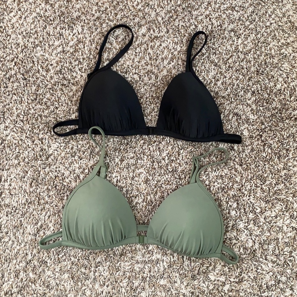Aerie front clasp bikini tops